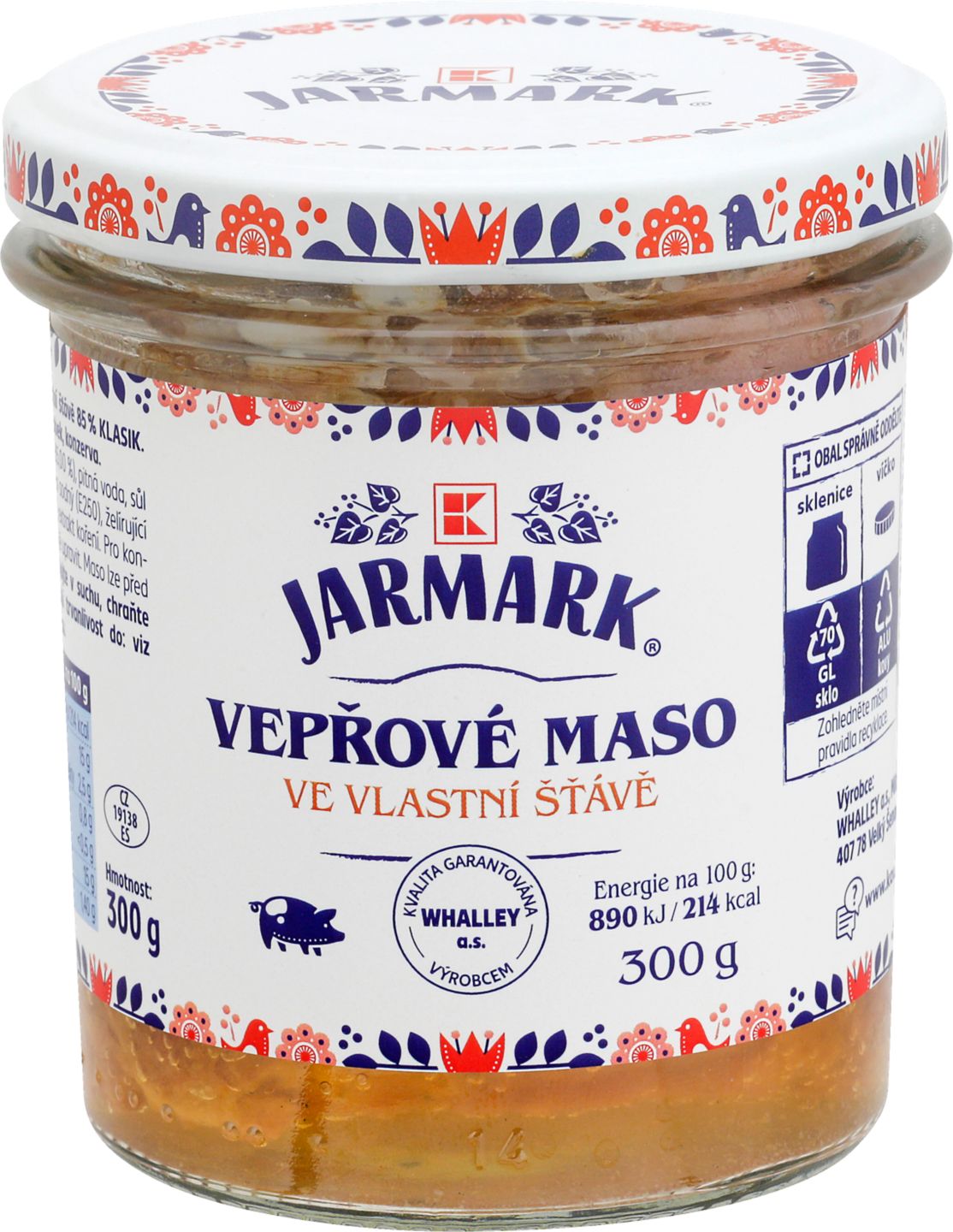 K-Jarmark Vepřové
ve vlastní šťávě