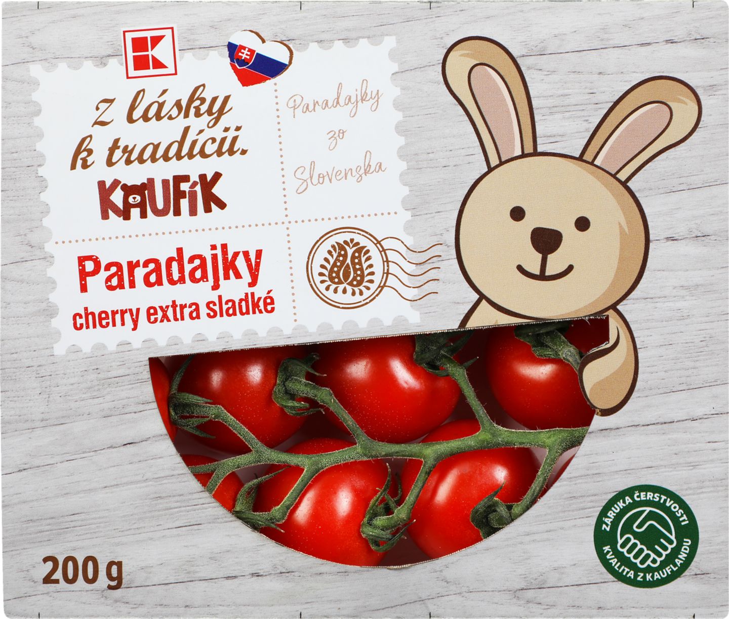 Z lásky k tradícii Kaufík Paradajky cherry
extra sladké