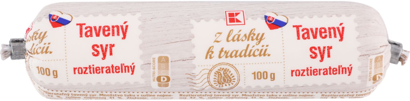 Z lásky k tradícii Tavený syr