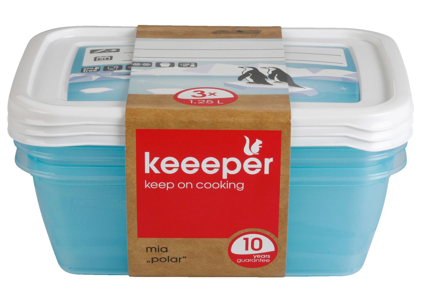 Keeeper Posude za hranu 3/1