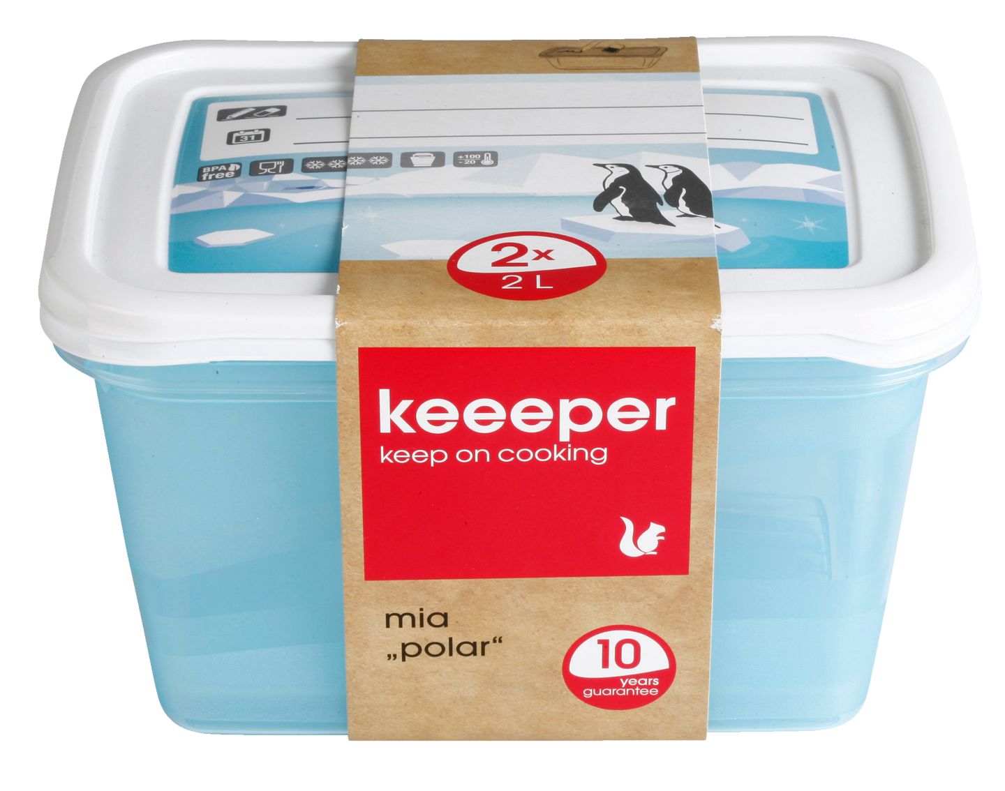 Keeeper Posude za hranu 2/1