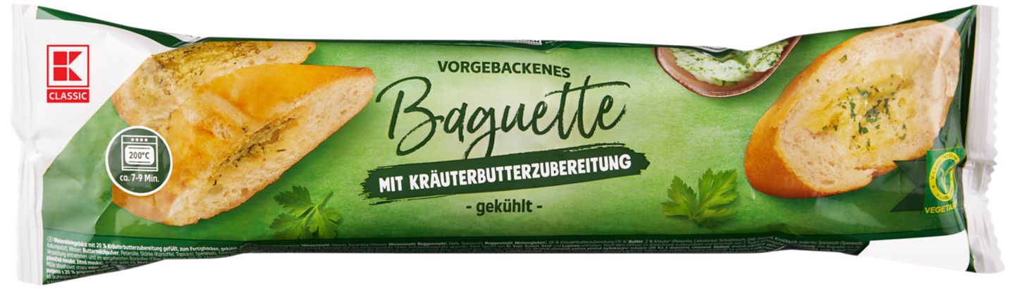 K-CLASSIC Baguette mit Kräuterbutter