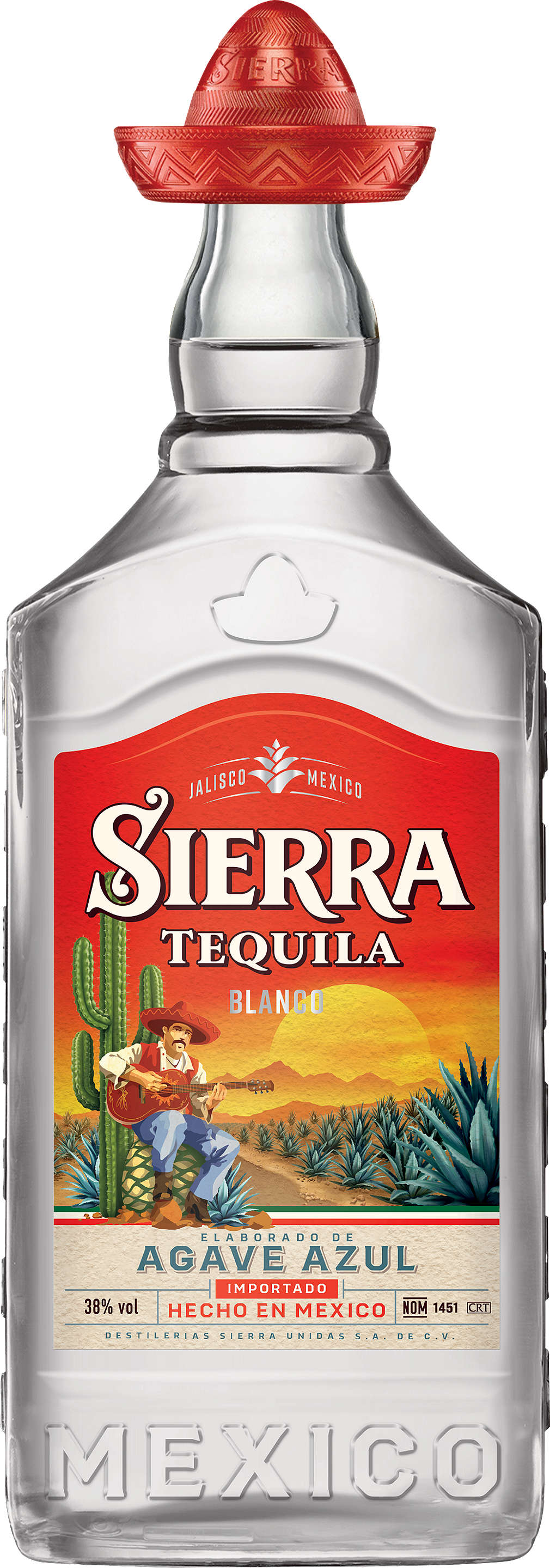 Zdjęcie oferty Sierra Silver, Gold Tequila 38% alk.