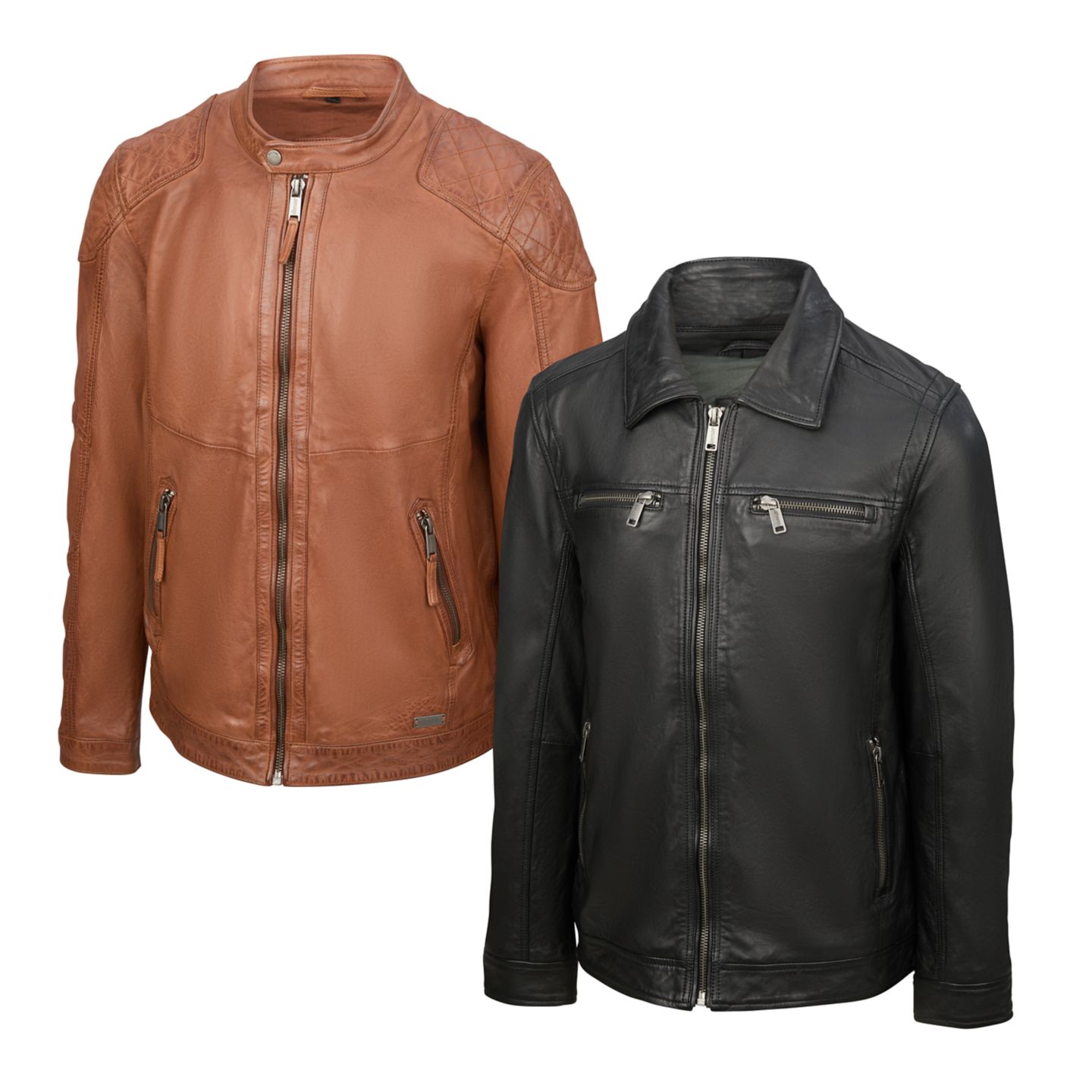 MUSTANG Herren-Lederjacke 