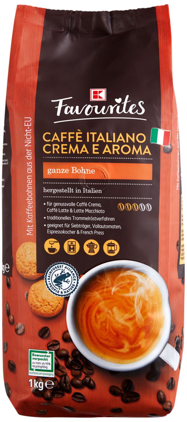 Изображение на K-Favourites Кафе на зърна
Crema Aroma