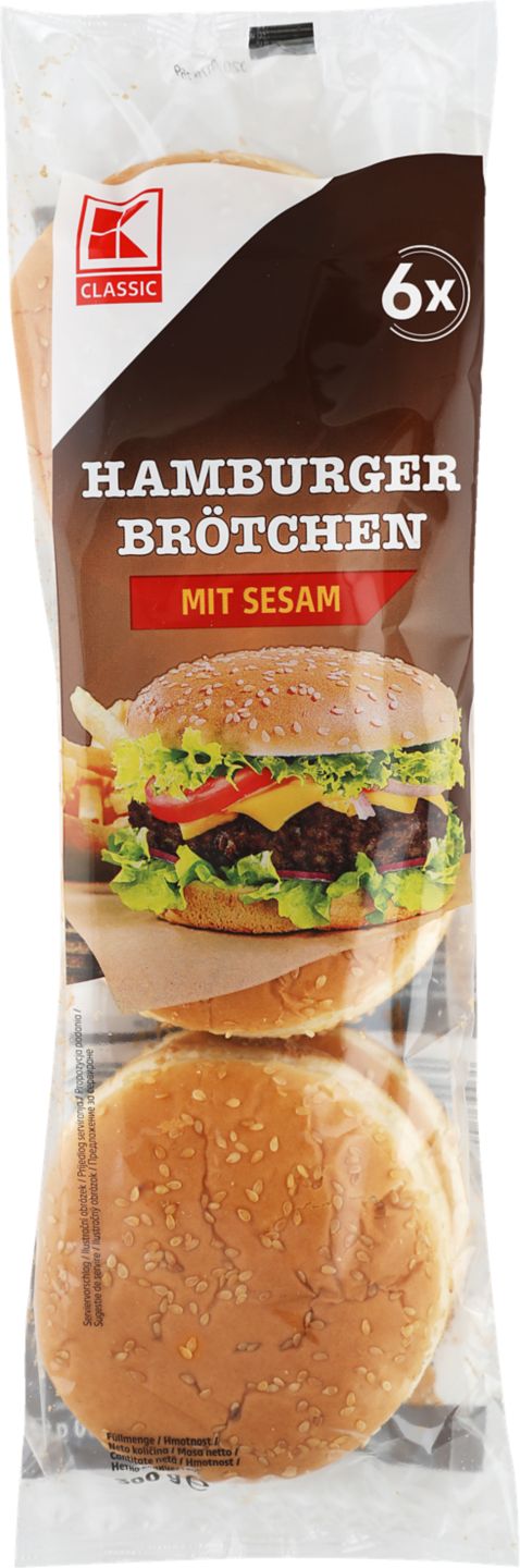 K-Classic Hamburgerové žemle
klasické alebo so sezamom
