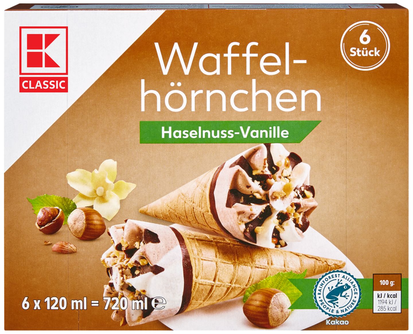 K-Classic Mrazený krém v kornútiku