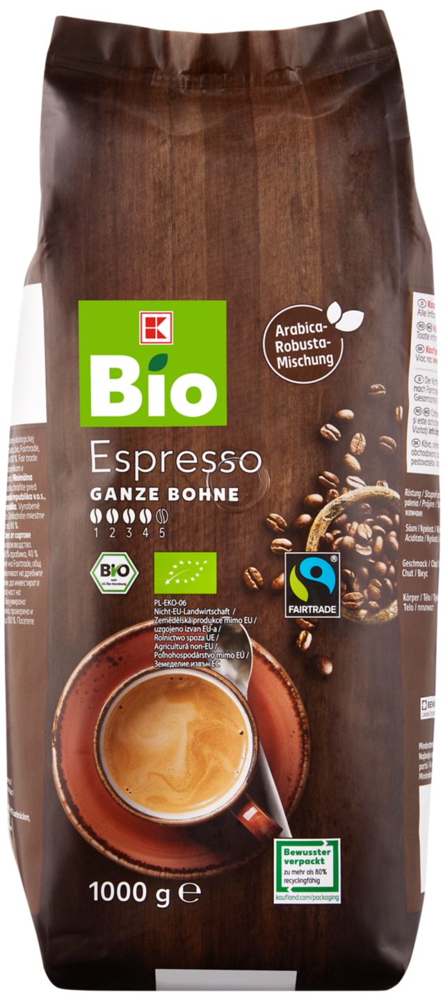Изображение на K-Bio Kафе на зърна
Espresso