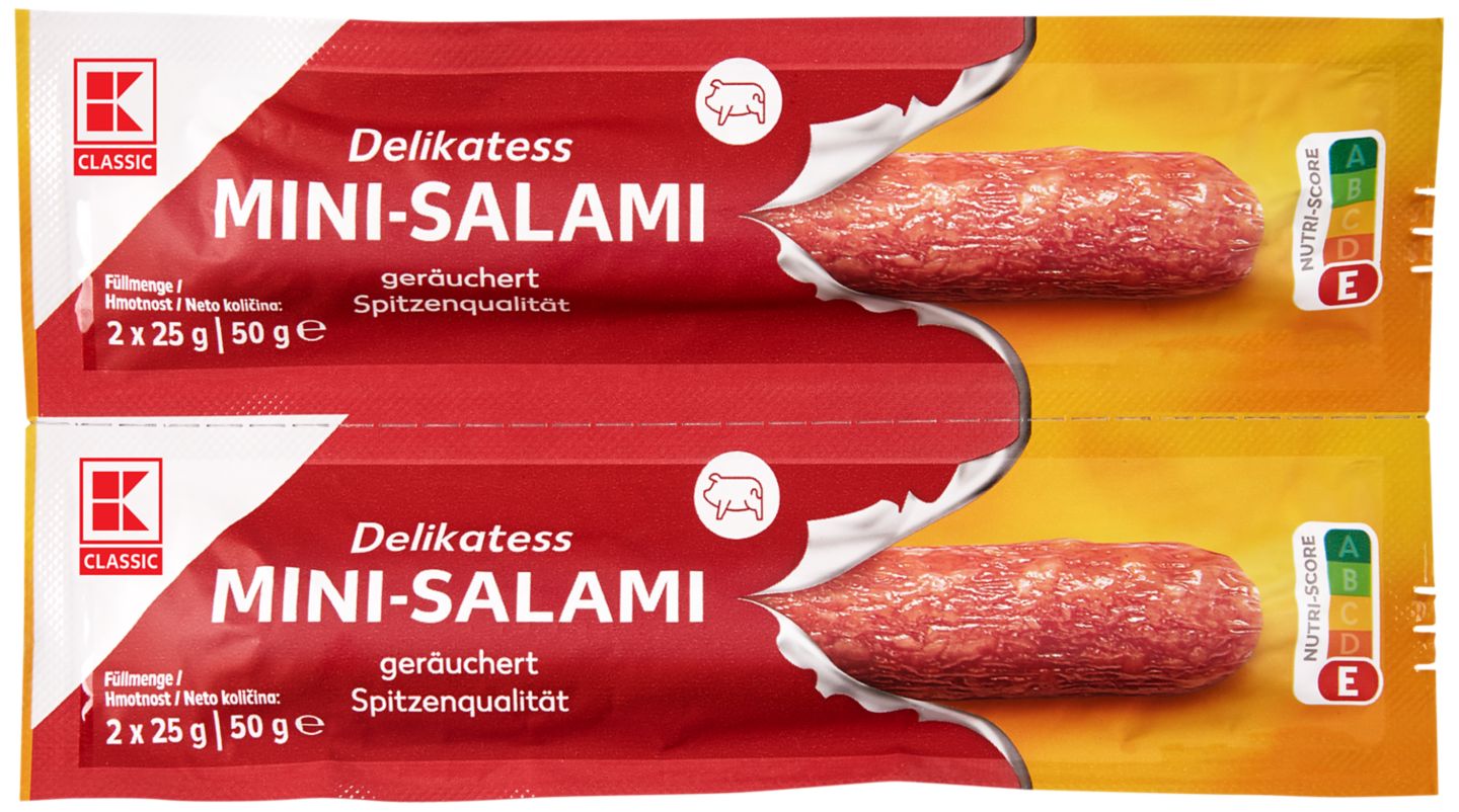 K-CLASSIC Mini-Salami oder Mini- Geflügel-Salami