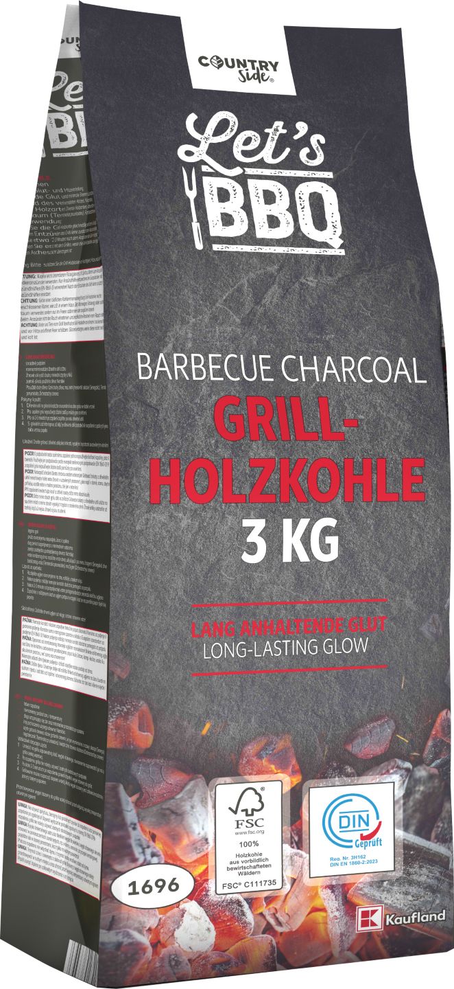 COUNTRYSIDE® Grill-Holzkohle