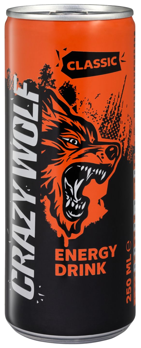 Изображение на Crazy Wolf Енергийна напитка
различни видове