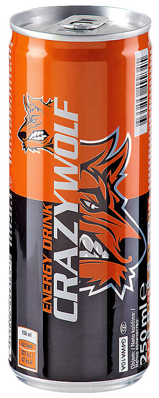 Изображение за продукта Crazy Wolf Енергийна напитка различни видове