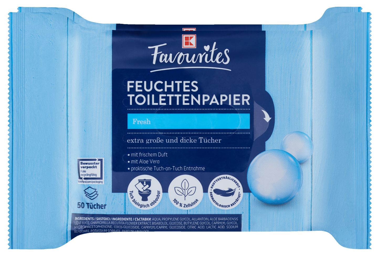 K-Favourites Vlažni toaletni papir
MPC 2.5.2025=2,49€