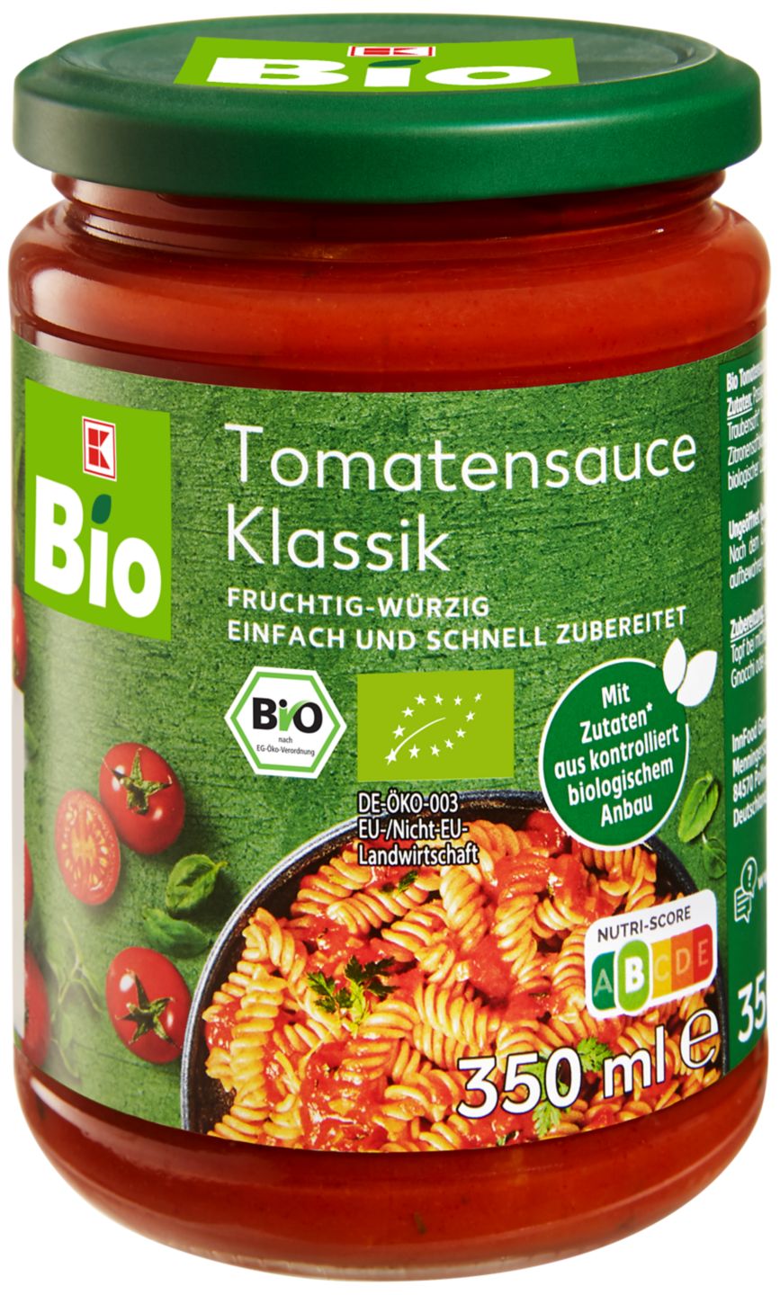 K-BIO oder K-TAKE IT VEGGIE Bio-Tomatensauce