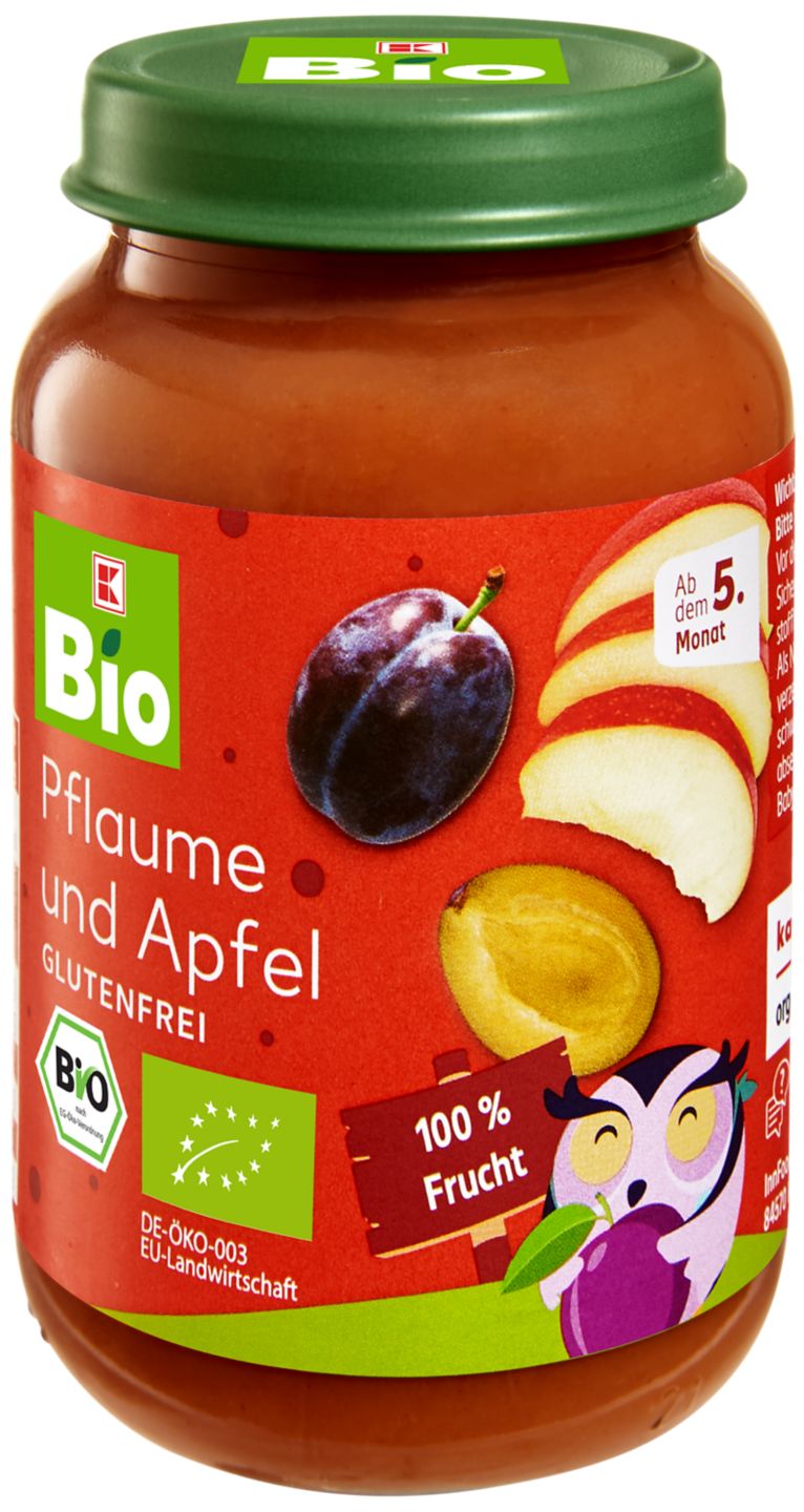 Изображение на K-Bio Биопюре
със сливи и ябълки