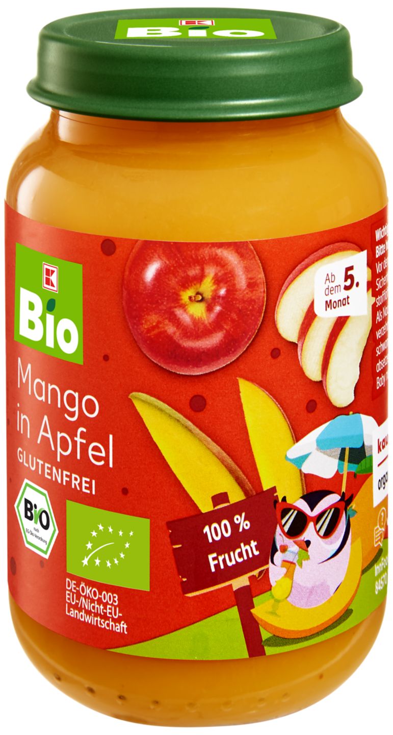 Изображение на K-Bio Биопюре
с манго и ябълки