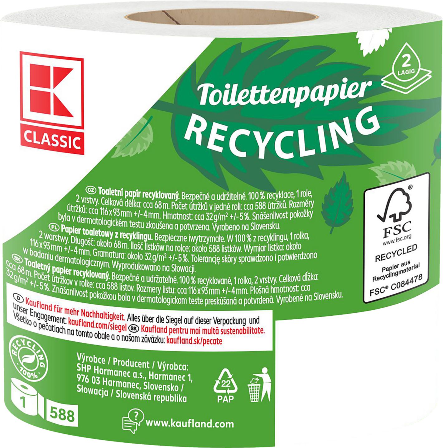 K-CLASSIC Toaletní papír