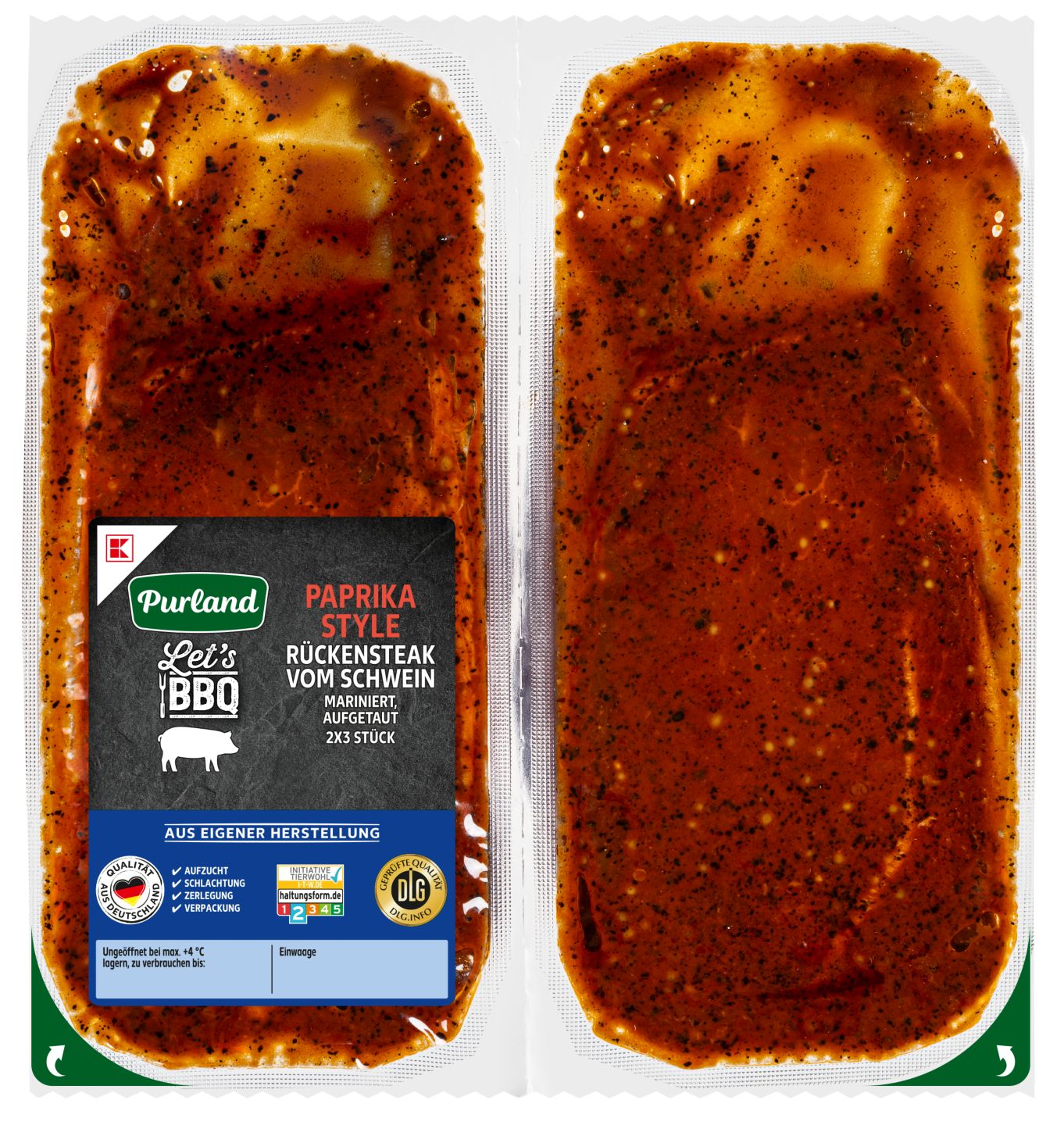 K-PURLAND Rückensteak Paprika Style