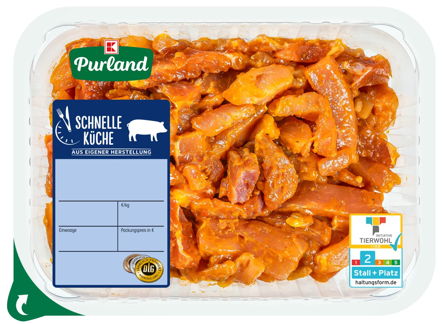 K-PURLAND Schnelle Küche Geschnetzeltes Mango-Curry