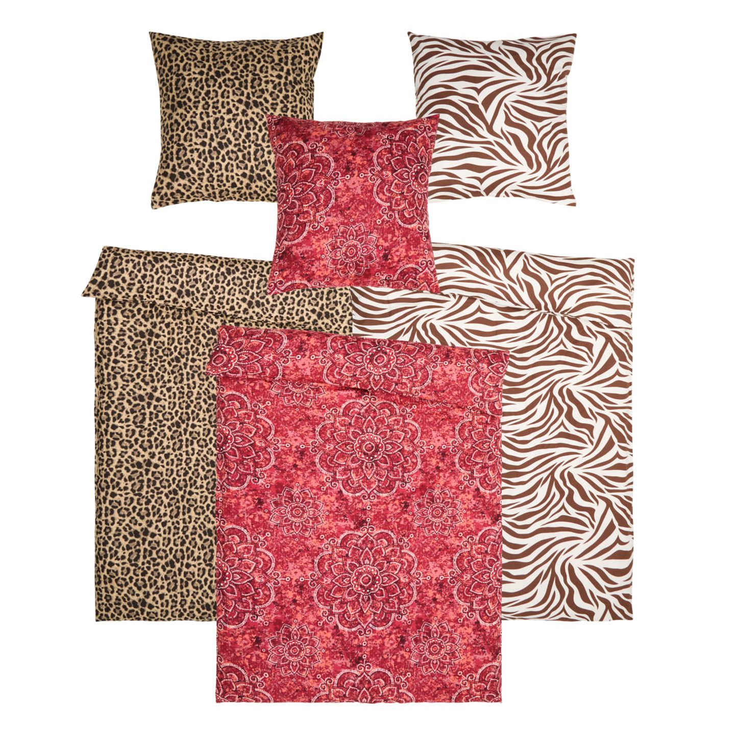 DREAM@HOME Feinbiber-Bettwäsche-Set ca. 155 x 220 cm