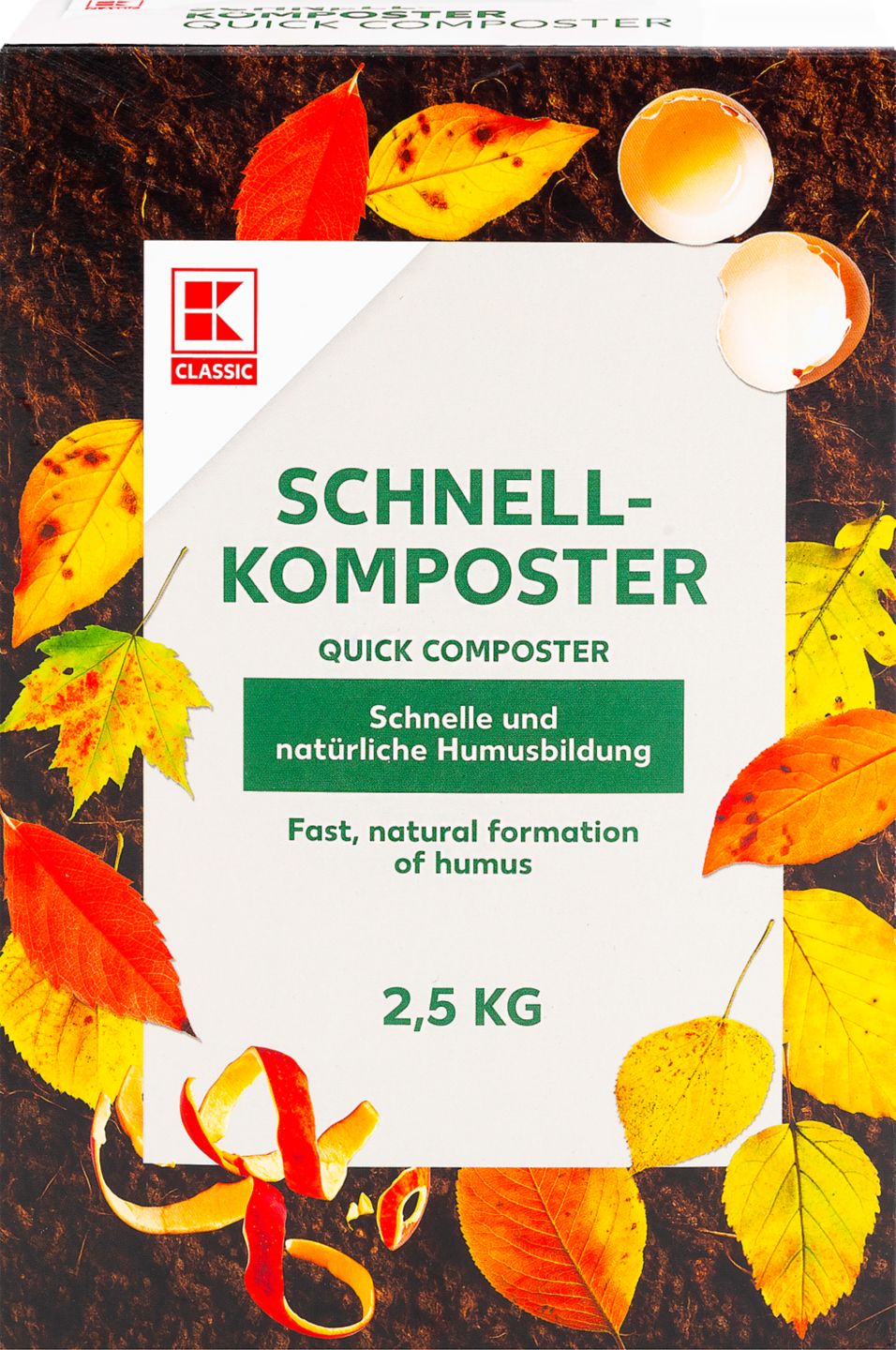 K-CLASSIC Urychlovač kompostu
hmotnost: 2,5 kg