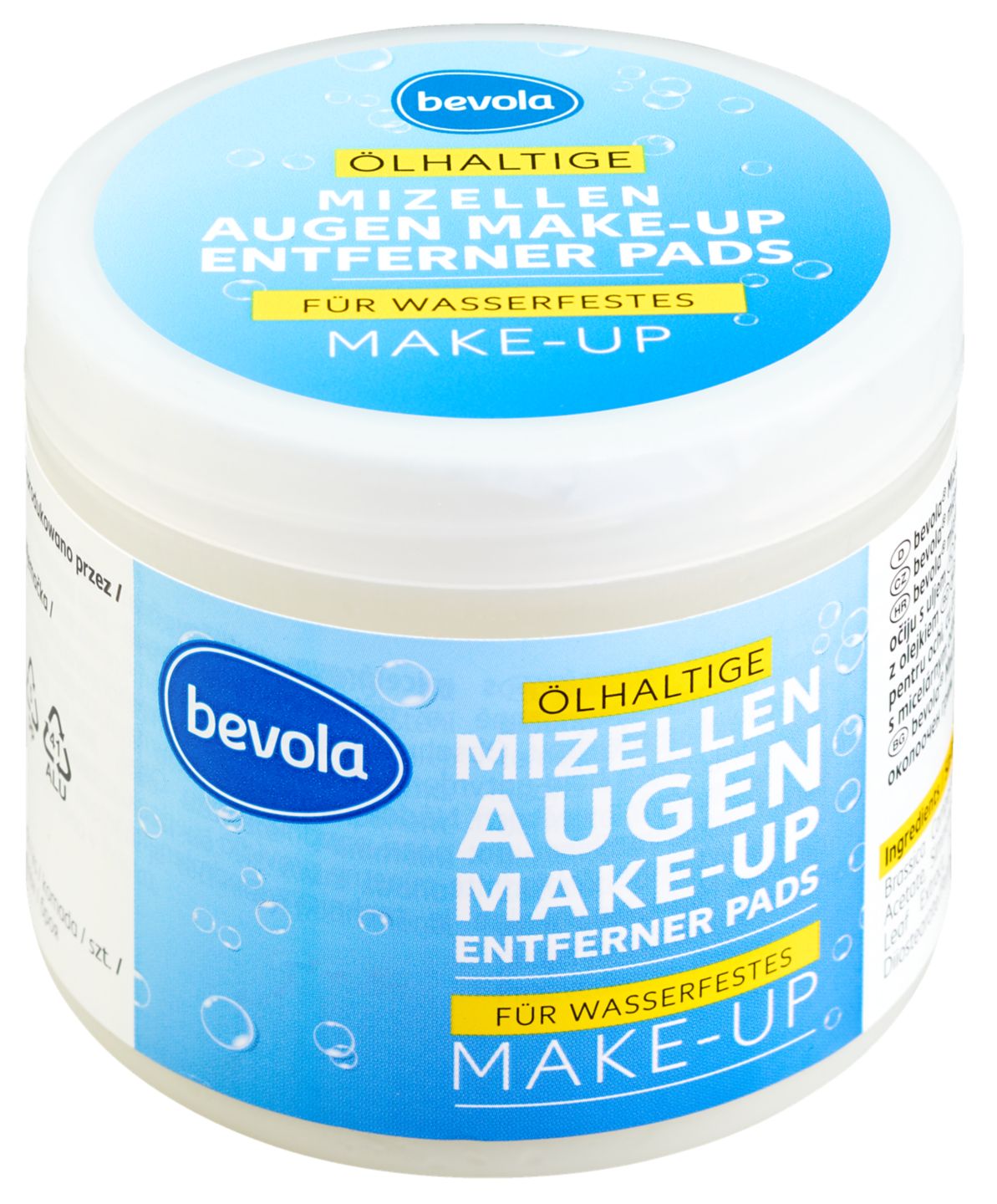 Изображение на BEVOLA Tампони с масло
за отстраняване на очен грим