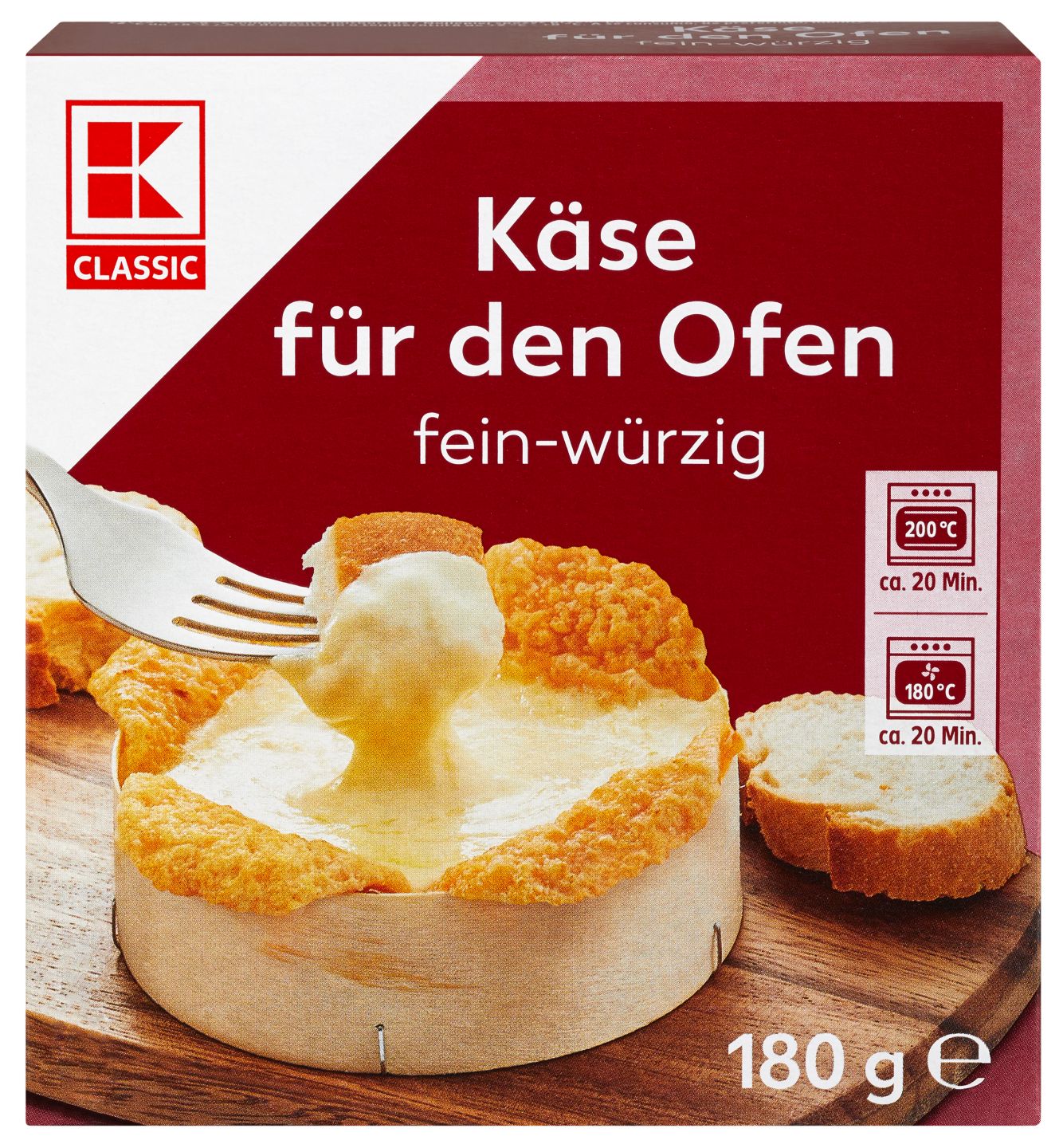 K-CLASSIC Käse für den Ofen