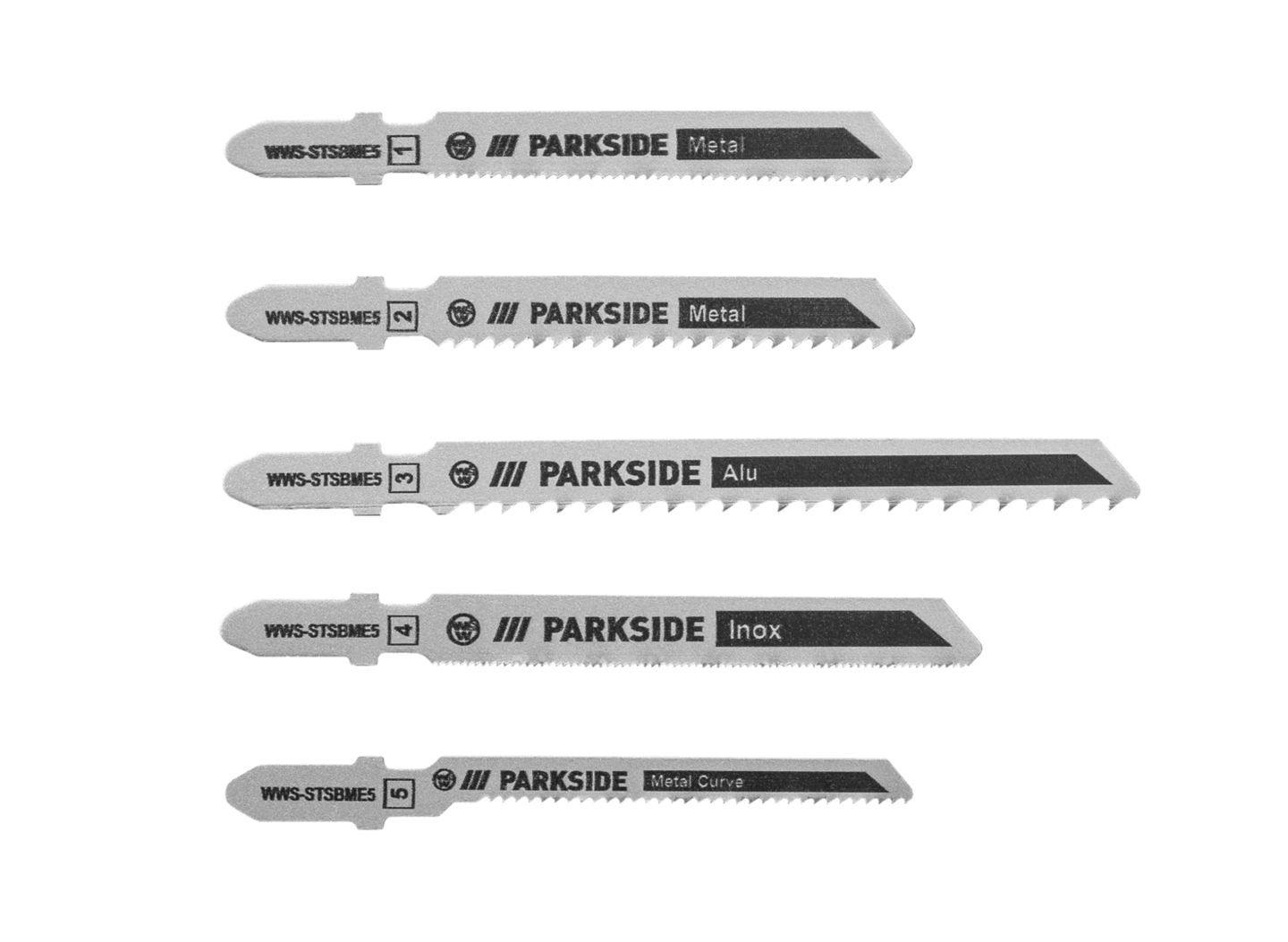 Изображение на Parkside® Комплект ножове
за прободен трион