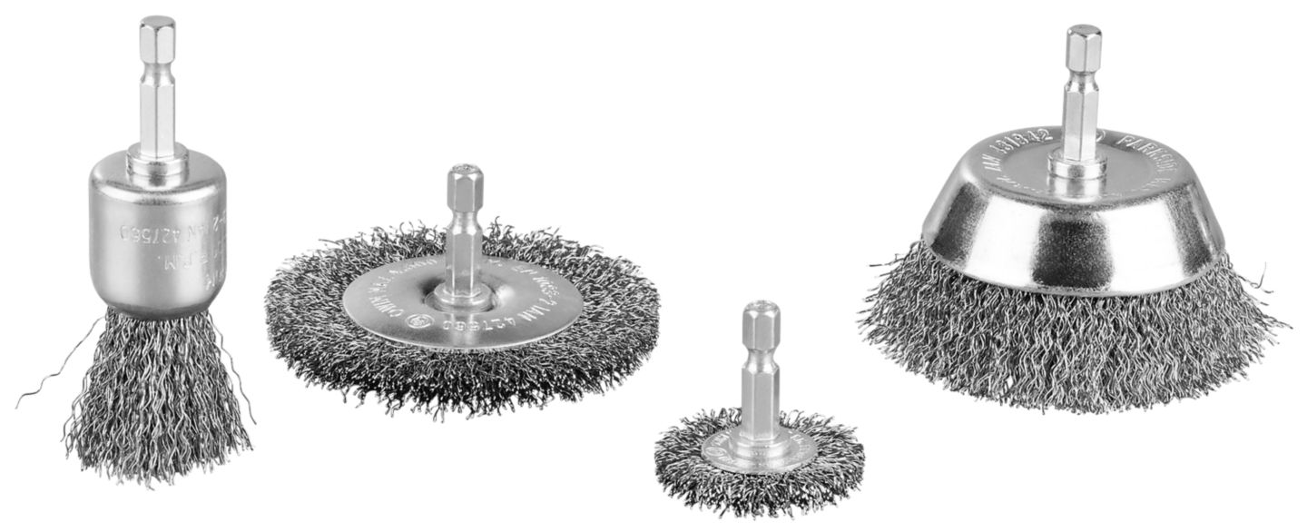 Parkside Súprava drôtených kefiek