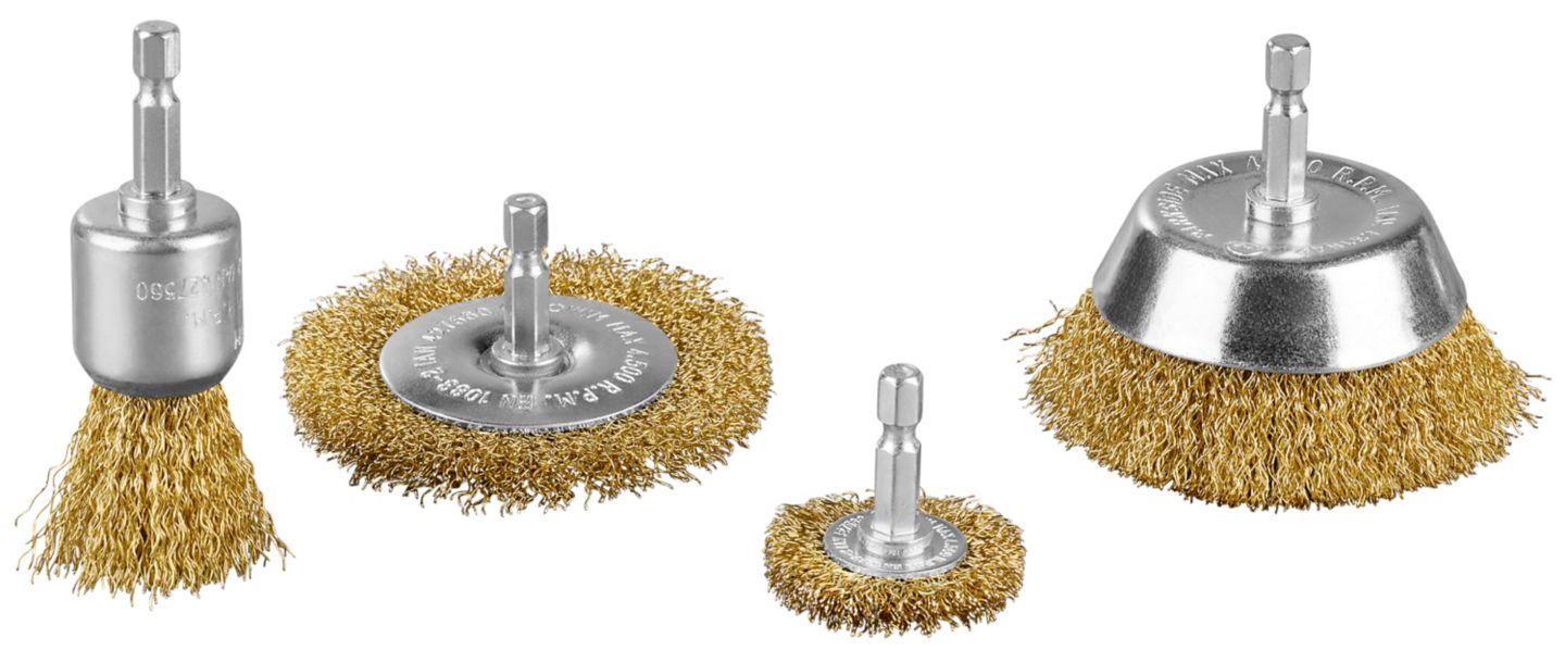 Parkside Súprava drôtených kefiek