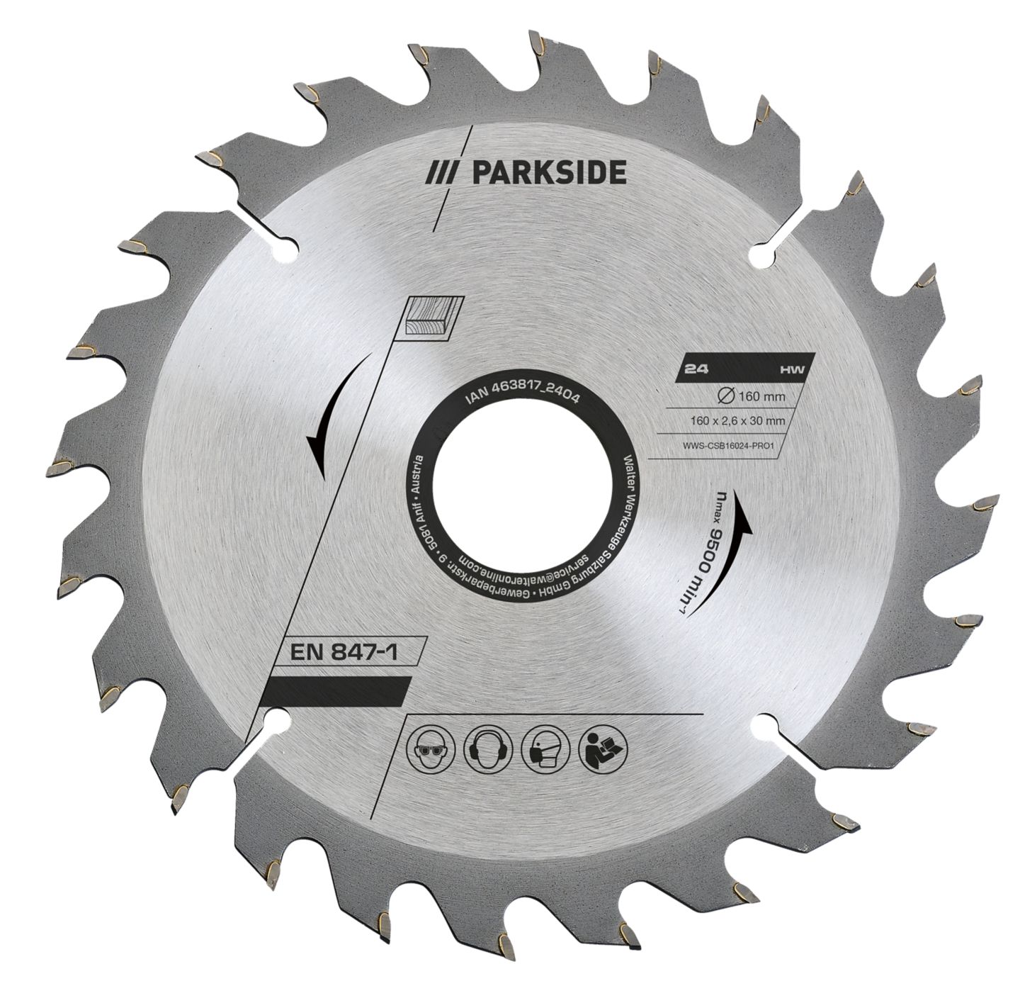 Изображение на Parkside® Диск за ръчен циркуляр
различни видове
