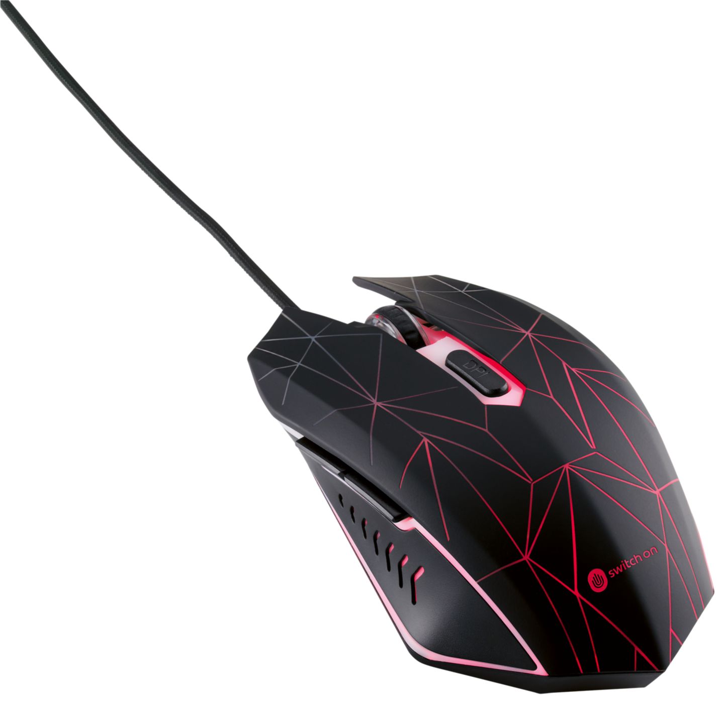 SWITCH ON® PC-Gaming-Maus kabelgebunden