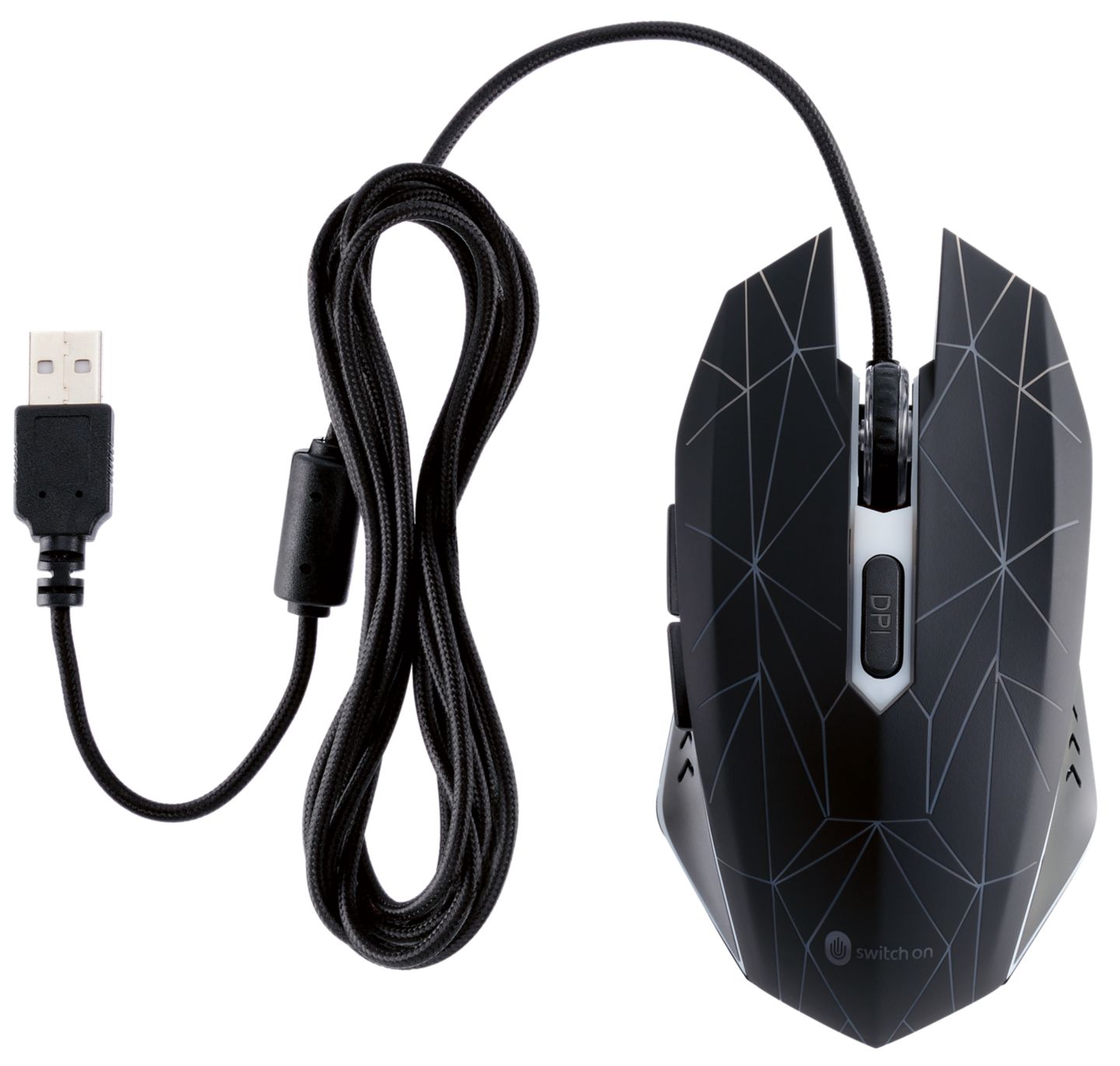 SWITCH ON® PC-Gaming-Maus kabelgebunden