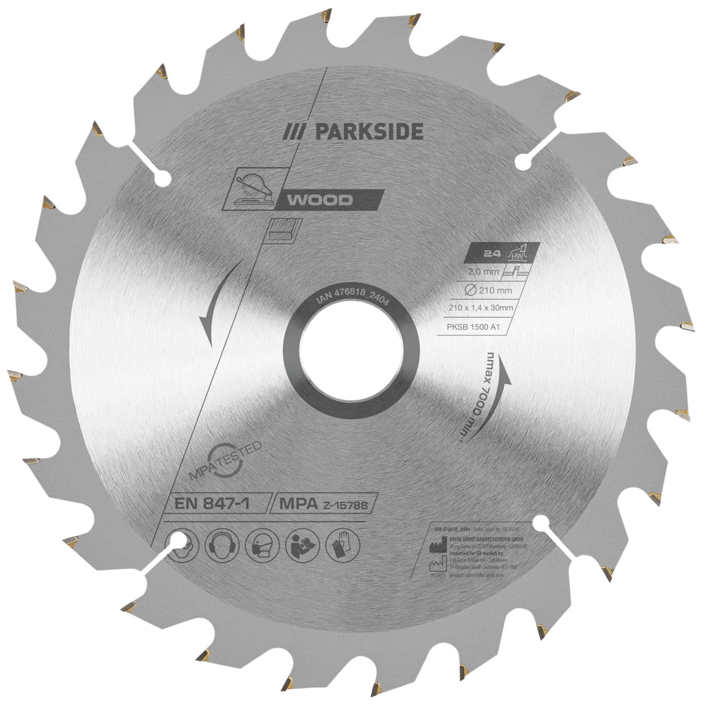 Parkside Pílový kotúč