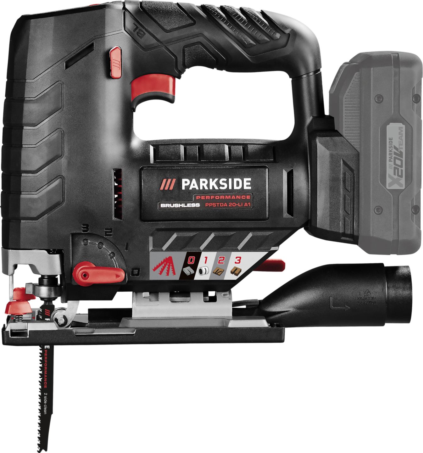 Изображение на Parkside® Performance Акумулаторен прободен трион