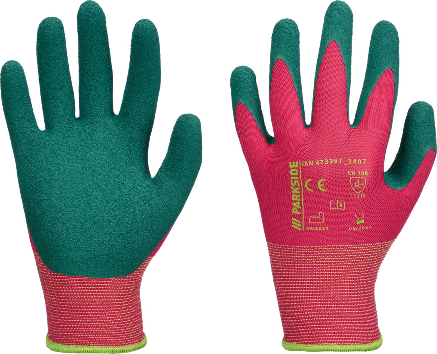 Parkside Vrtne rukavice latex
rozo/zelene
