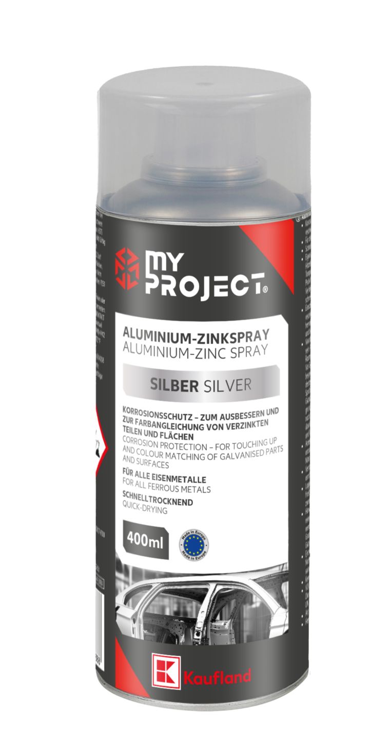 MY PROJECT Hliníkovo-zinkový sprej
objem: 400 ml