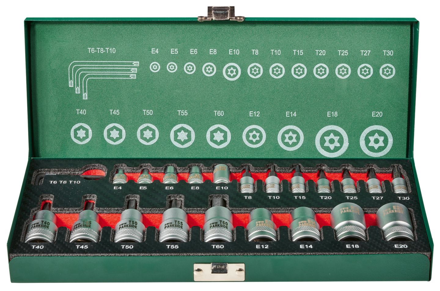 Parkside Súprava nástrčných bitov