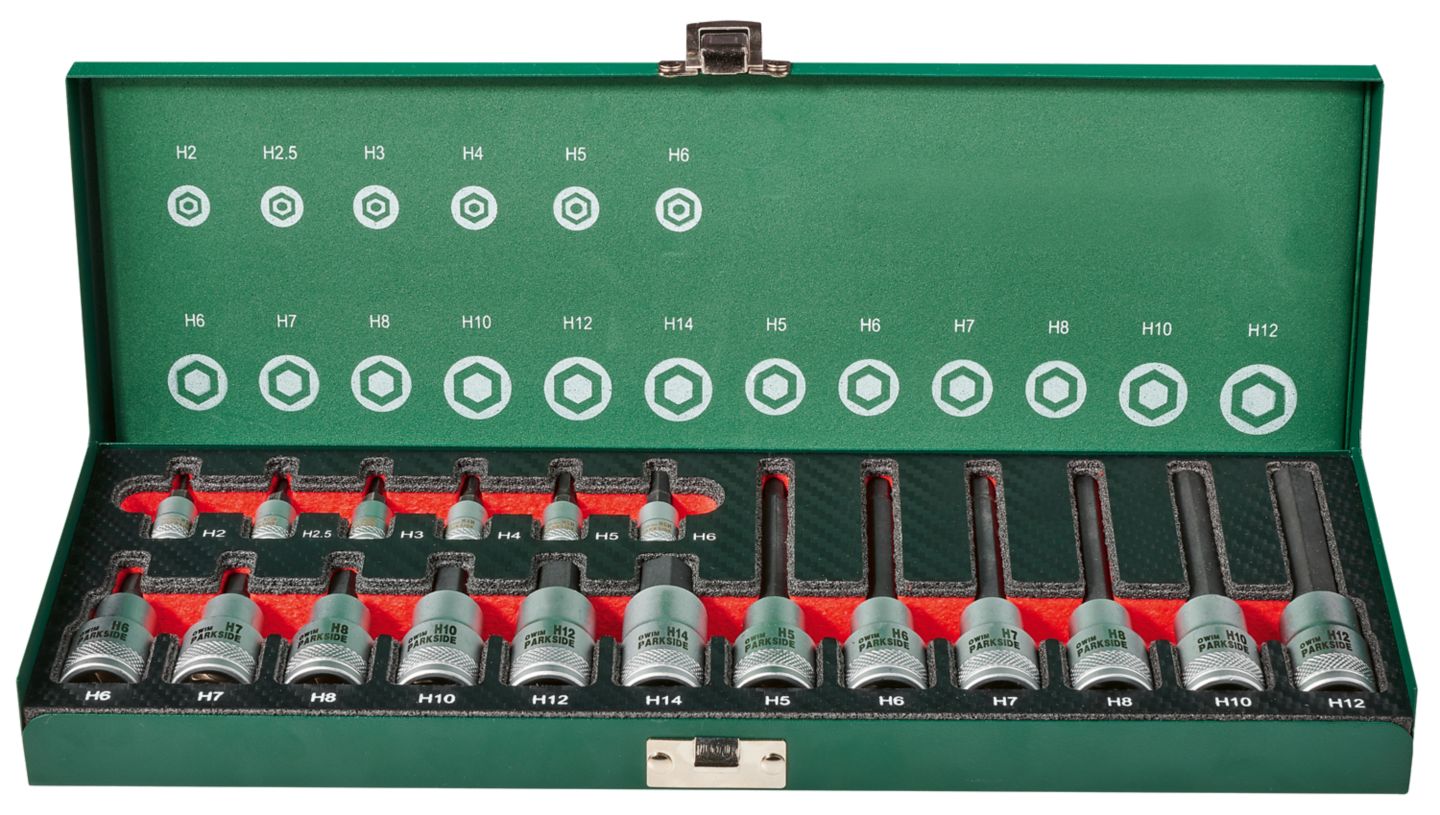 Parkside Súprava nástrčných bitov