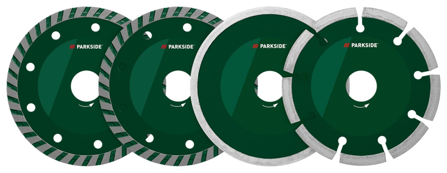 Изображение на Parkside® Диамантени режещи дискове
различни видове