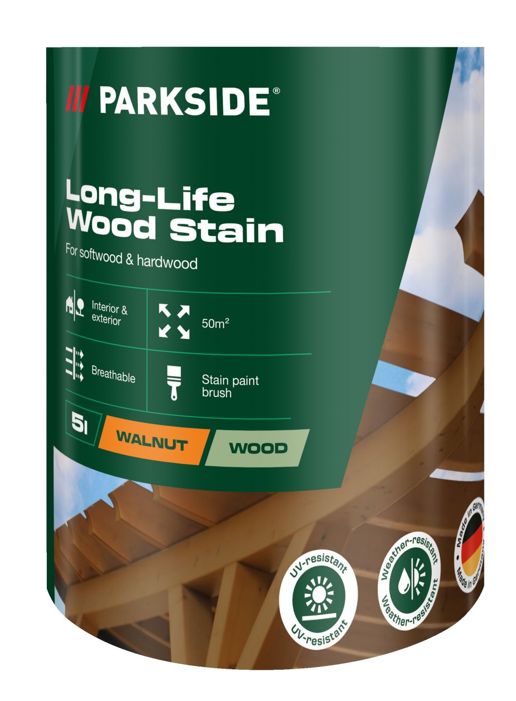 PARKSIDE Lazura na dřevo
objem: 5 l