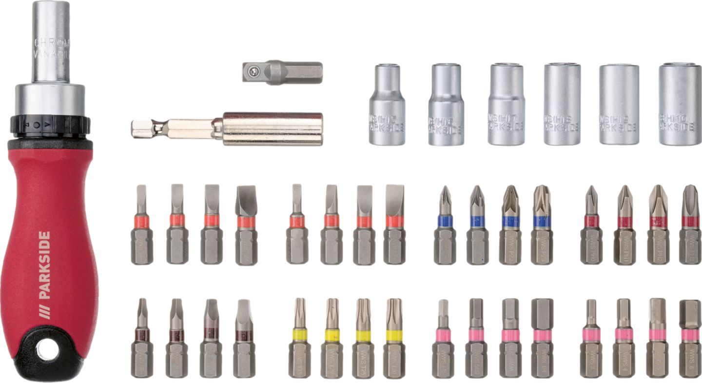 Parkside Set mini odvijača
s čegrtaljkom