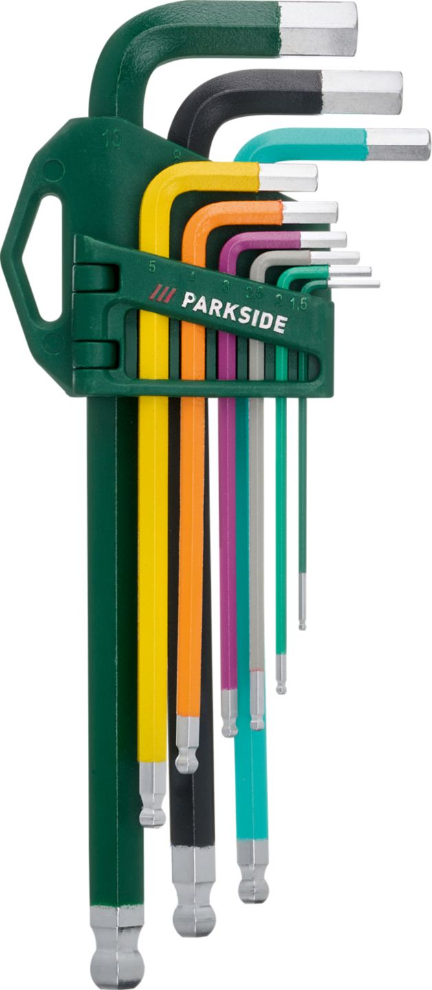 Parkside Kolíkové kľúče
na vnútorný šesťhran