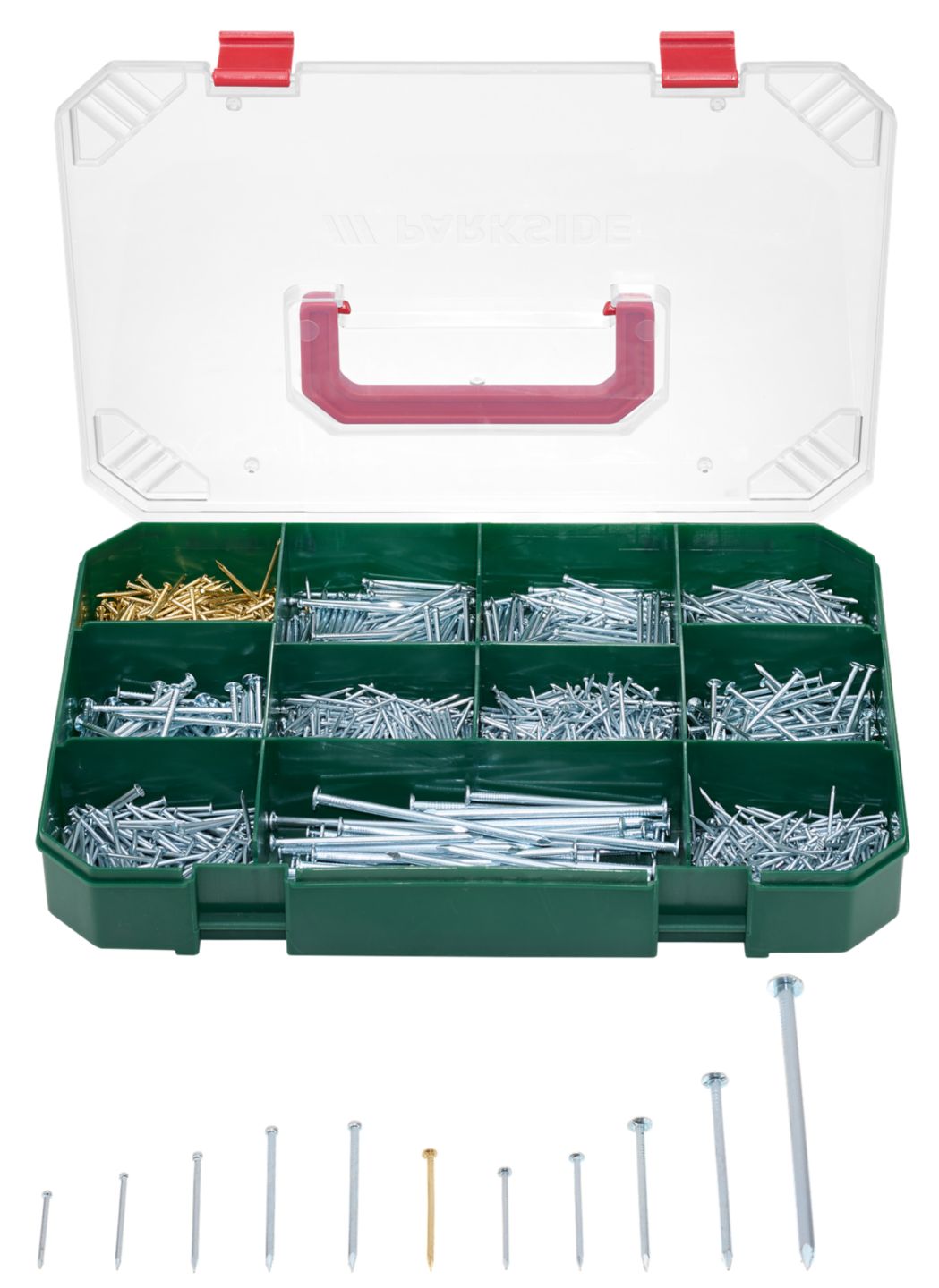 Parkside Súprava klincov