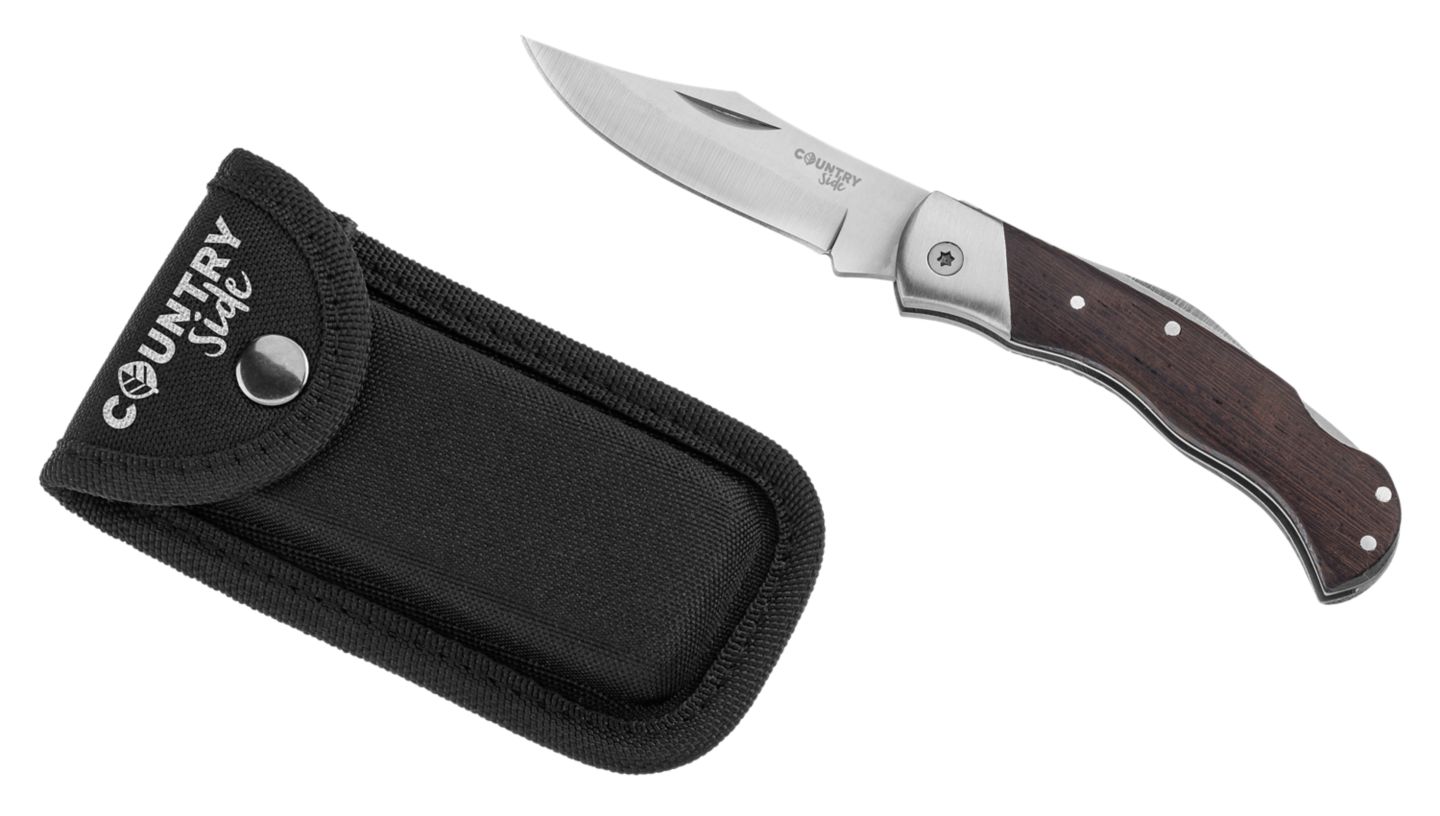 COUNTRYSIDE Kapesní nůž s kapsou
tmavě hnědý
