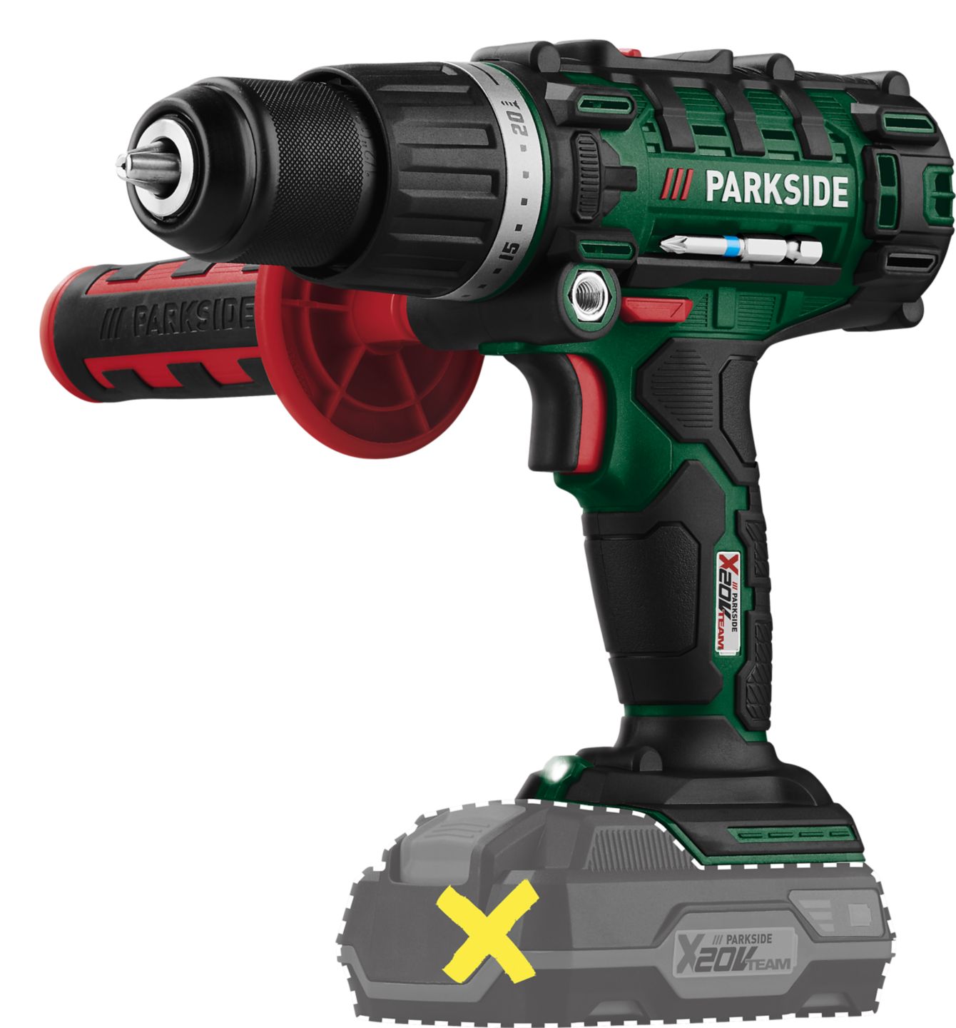 PARKSIDE® Akku-Schlagbohrschrauber 20V »PSBSA 20-Li C3« ohne Akku