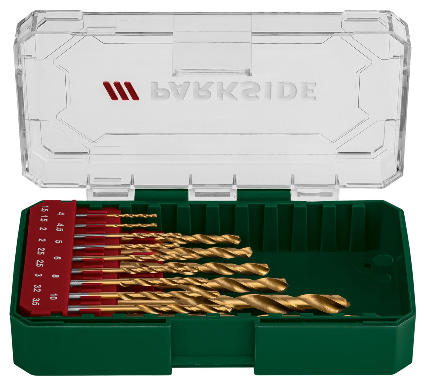 PARKSIDE Sada HSS spirálových vrtáků
15dílná
