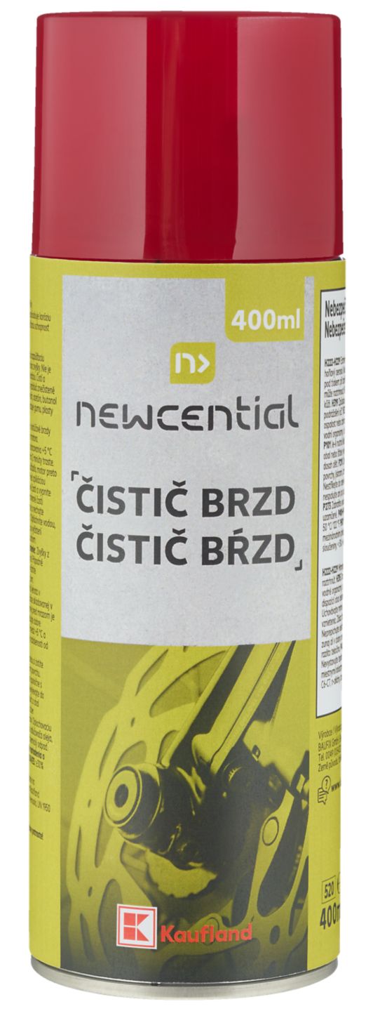 NEWCENTIAL Čistič brzd
objem: 400 ml