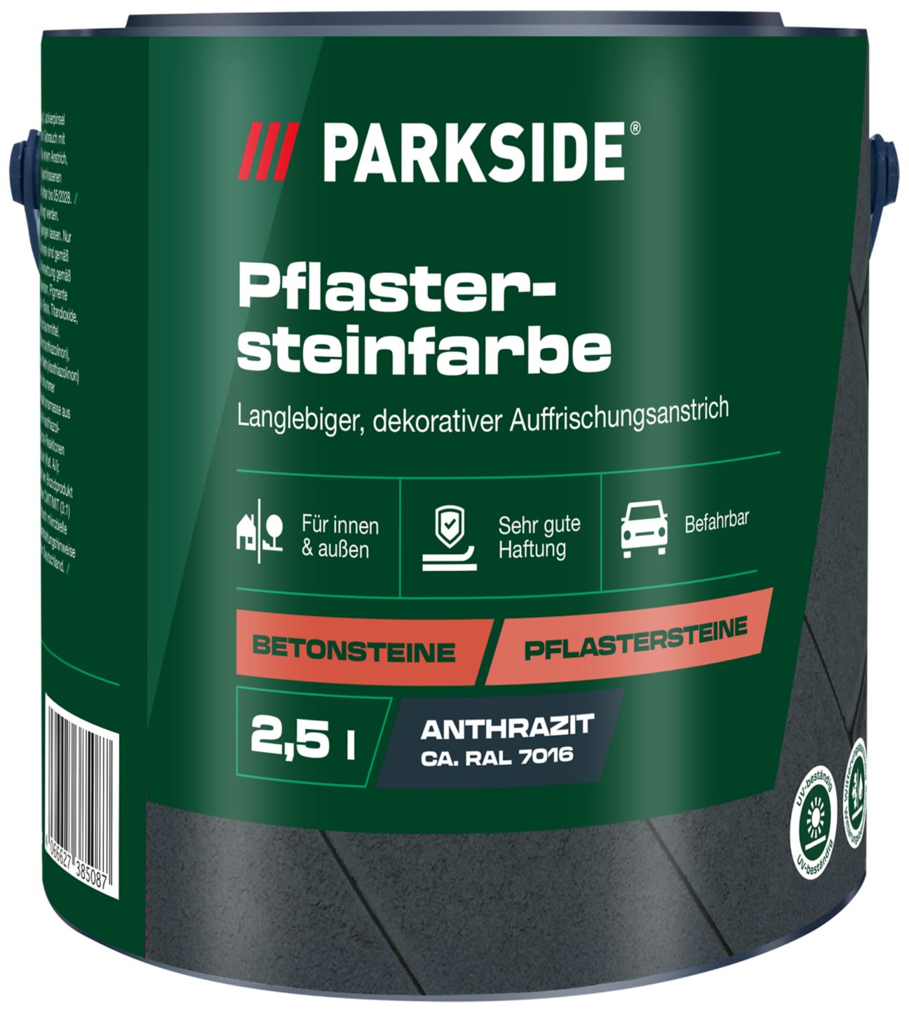 PARKSIDE® Pflastersteinfarbe anthrazit