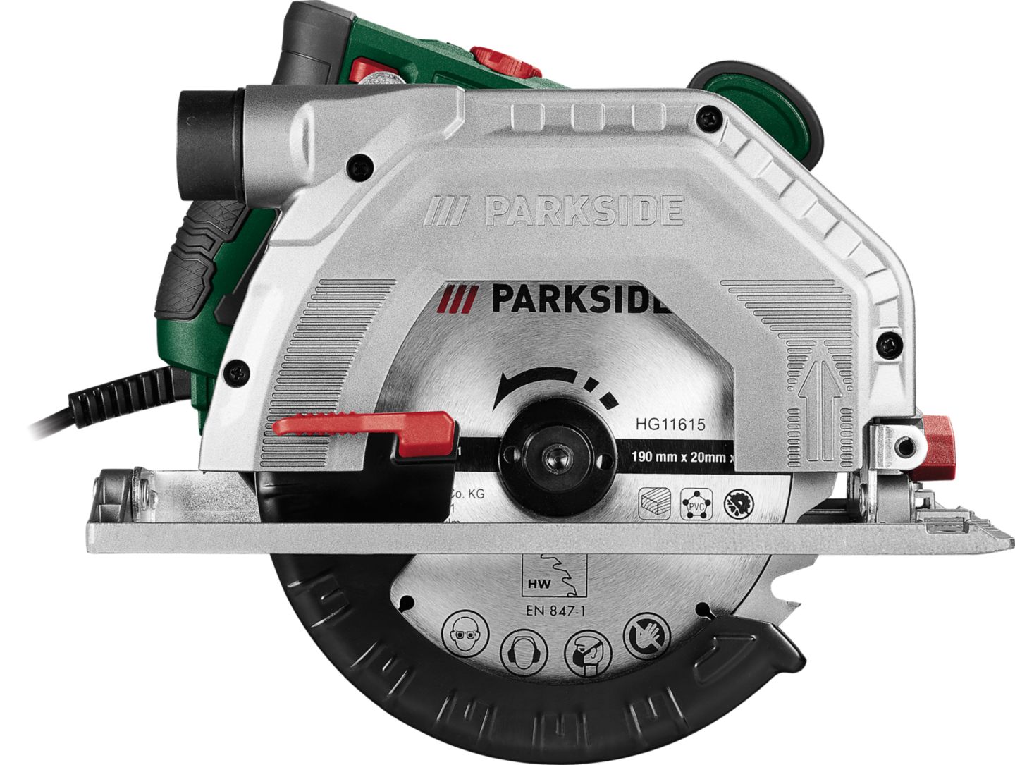 PARKSIDE Ruční kotoučová pila
PHKS 1350 E4